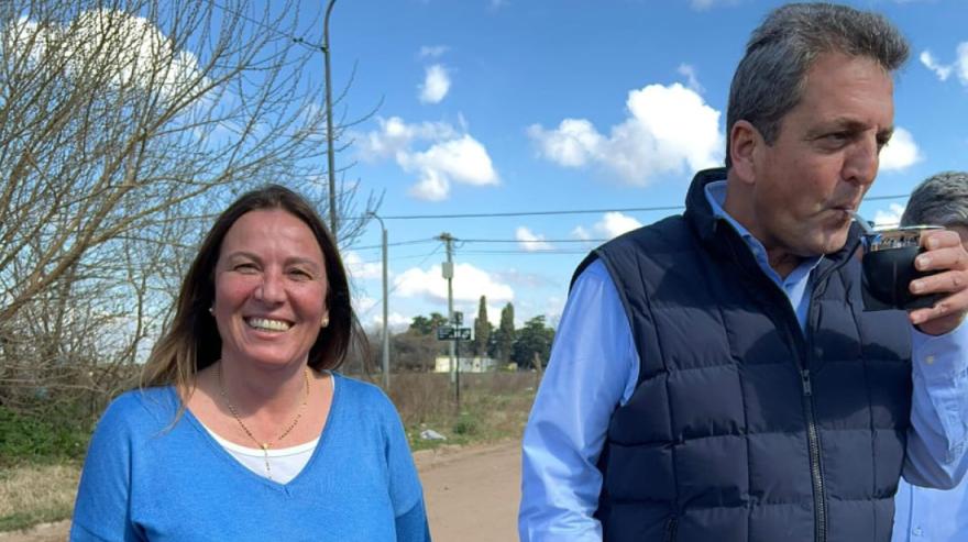 Massa recorrió la Cuarta y Segunda sección