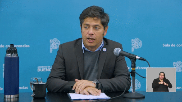 Kicillof pide a la Legislatura que trate una ley para declarar la emergencia en la obra pública parada en Provincia