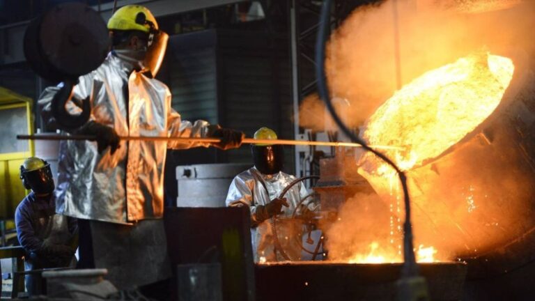 La actividad metalúrgica cayó 3,3% y la capacidad instalada tocó el nivel más bajo para un septiembre desde 2016
